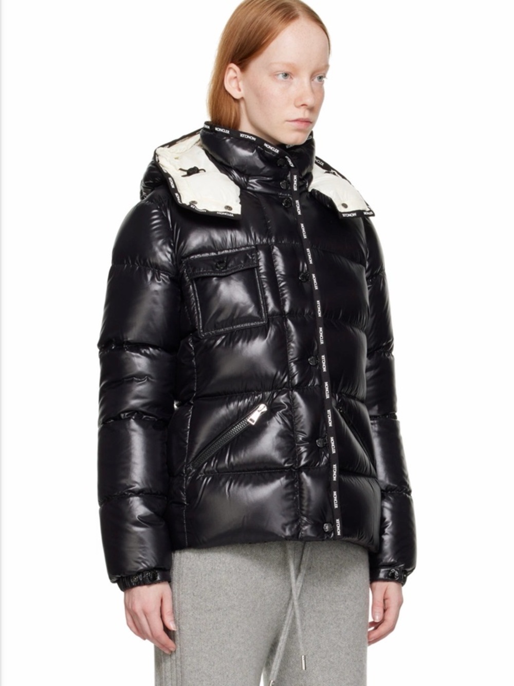 Moncler Black Flumet Short Down Jacket